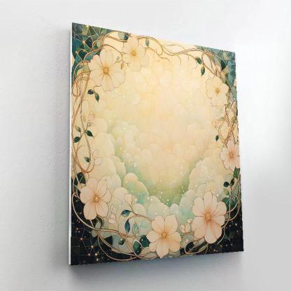 Alphonse Mucha Inspired Nebula Garden Of Resonance Paint by numbers art