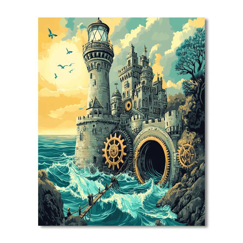 Tide Clockwork Castle Numbered painting kits