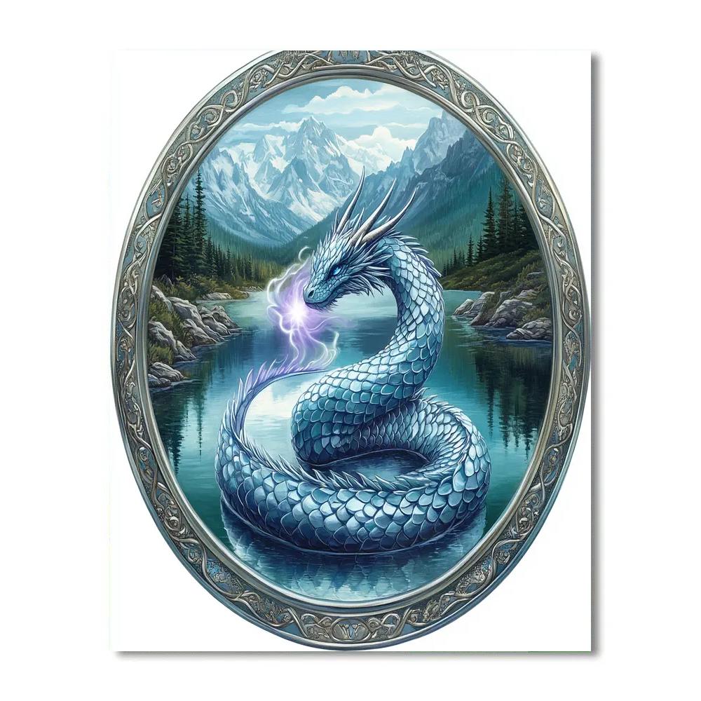 Mirror Lake Dragon Chronicle painting number kit