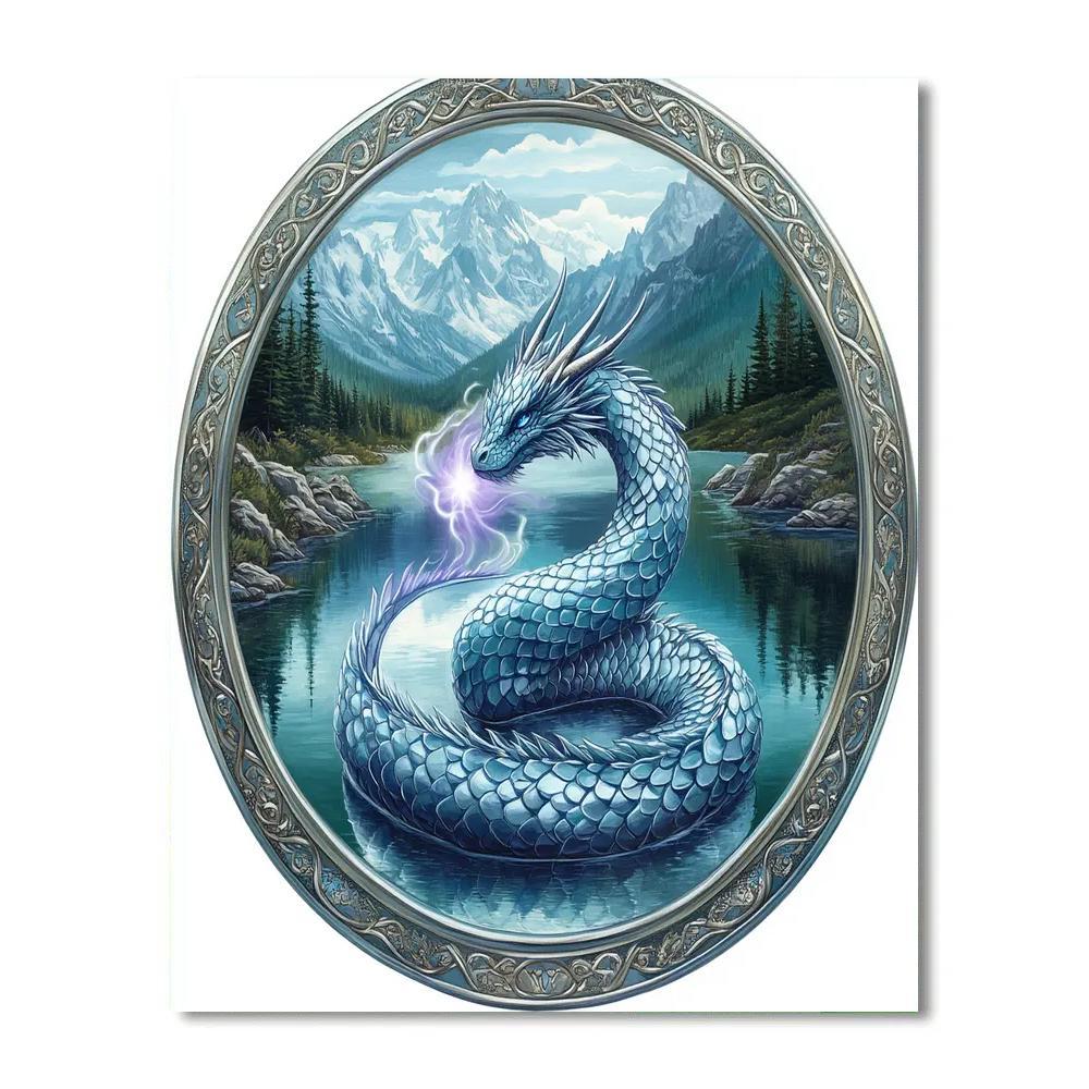 Mirror Lake Dragon Chronicle painting number kit