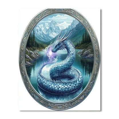 Mirror Lake Dragon Chronicle painting number kit