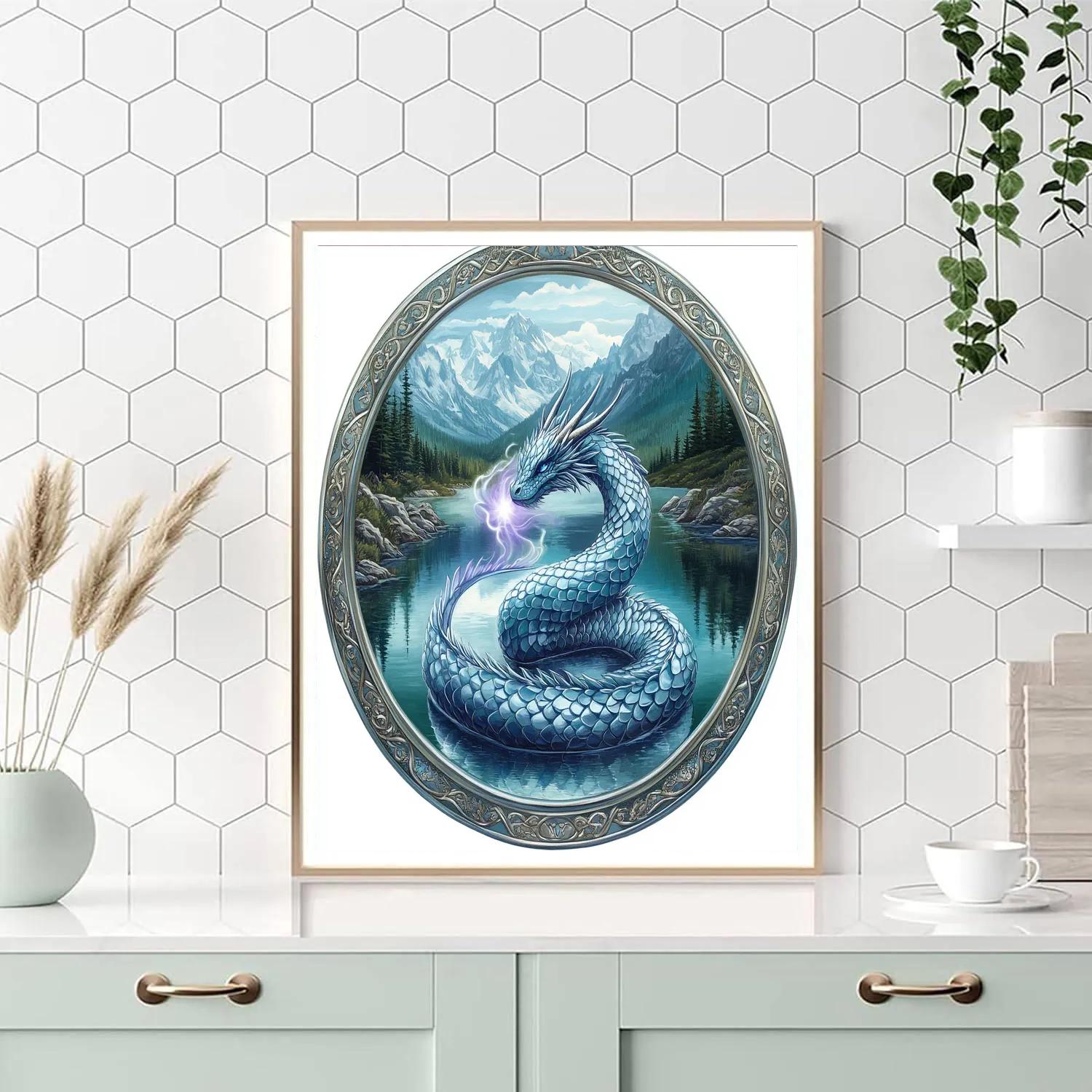 Mirror Lake Dragon Chronicle painting number kit