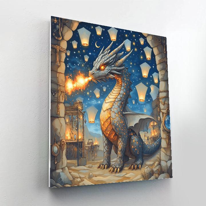 Dragon Forged Sky Lanterns paint by color