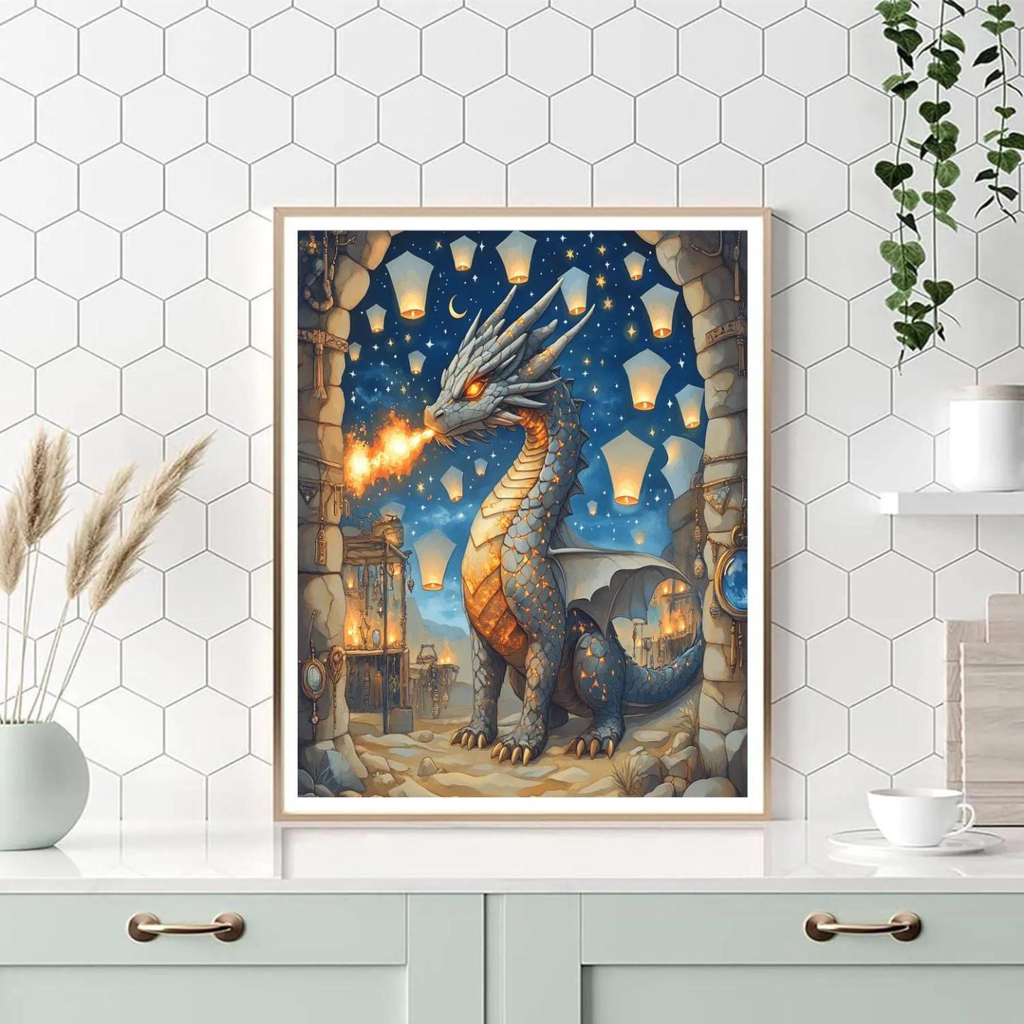 Dragon Forged Sky Lanterns paint by color