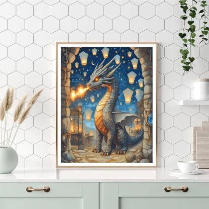 Dragon Forged Sky Lanterns paint by color