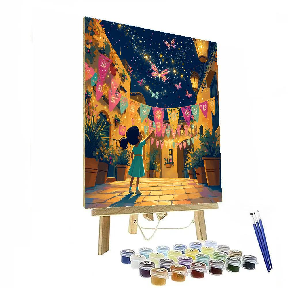 Mirabel Constellation Courtyard Party Disney Inspired Numbered painting kits
