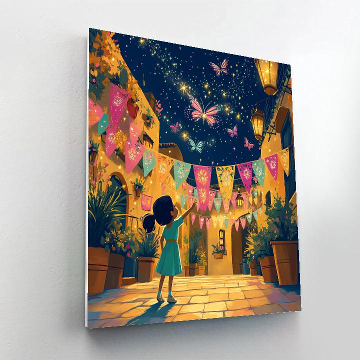 Mirabel Constellation Courtyard Party Disney Inspired Numbered painting kits