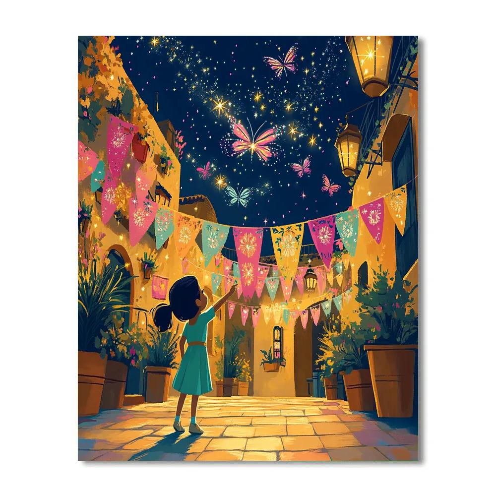 Mirabel Constellation Courtyard Party Disney Inspired Numbered painting kits