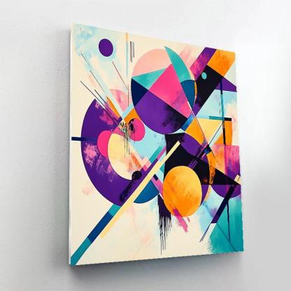 Wassily Kandinsky Inspired Abstract Music Festival painting number kit