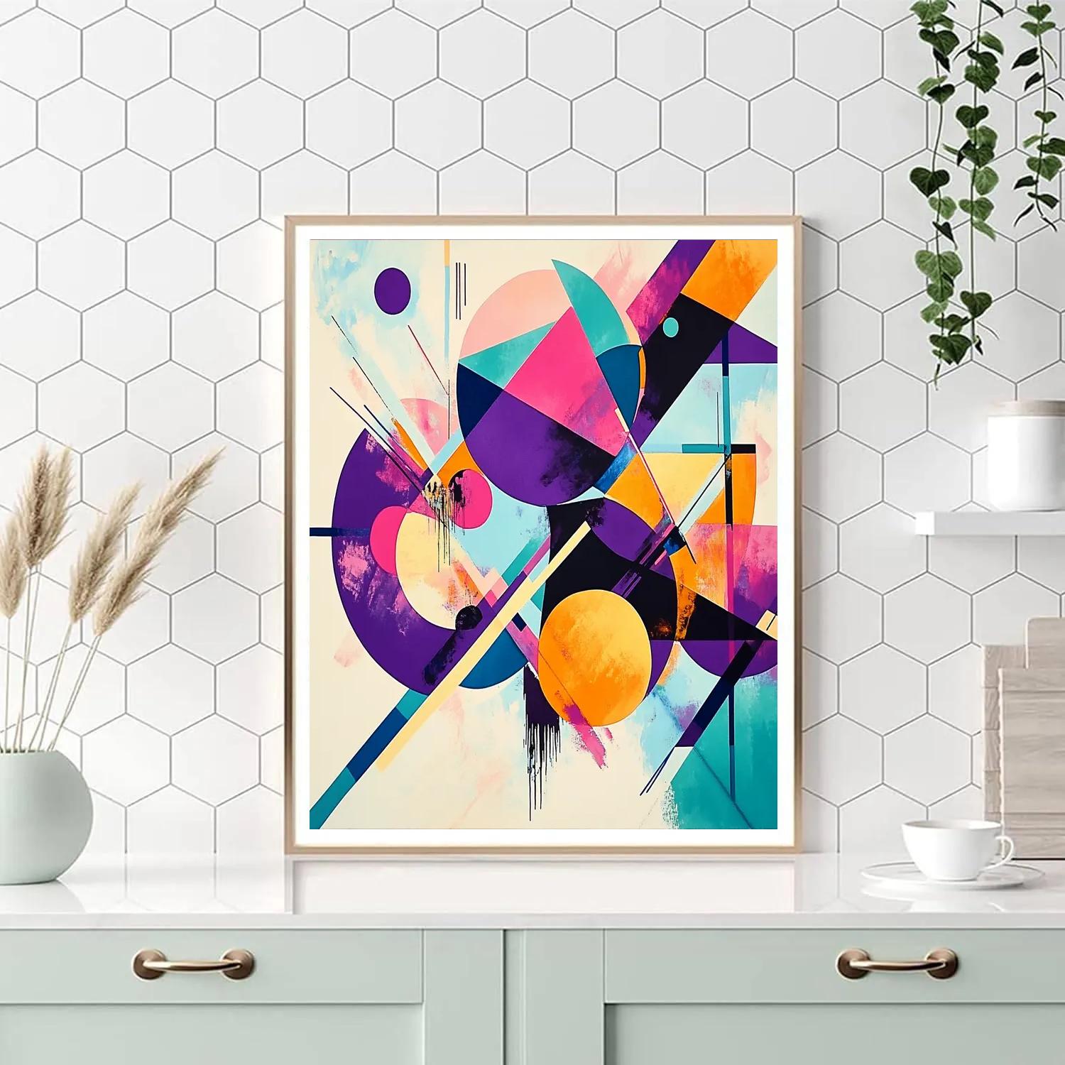 Wassily Kandinsky Inspired Abstract Music Festival painting number kit