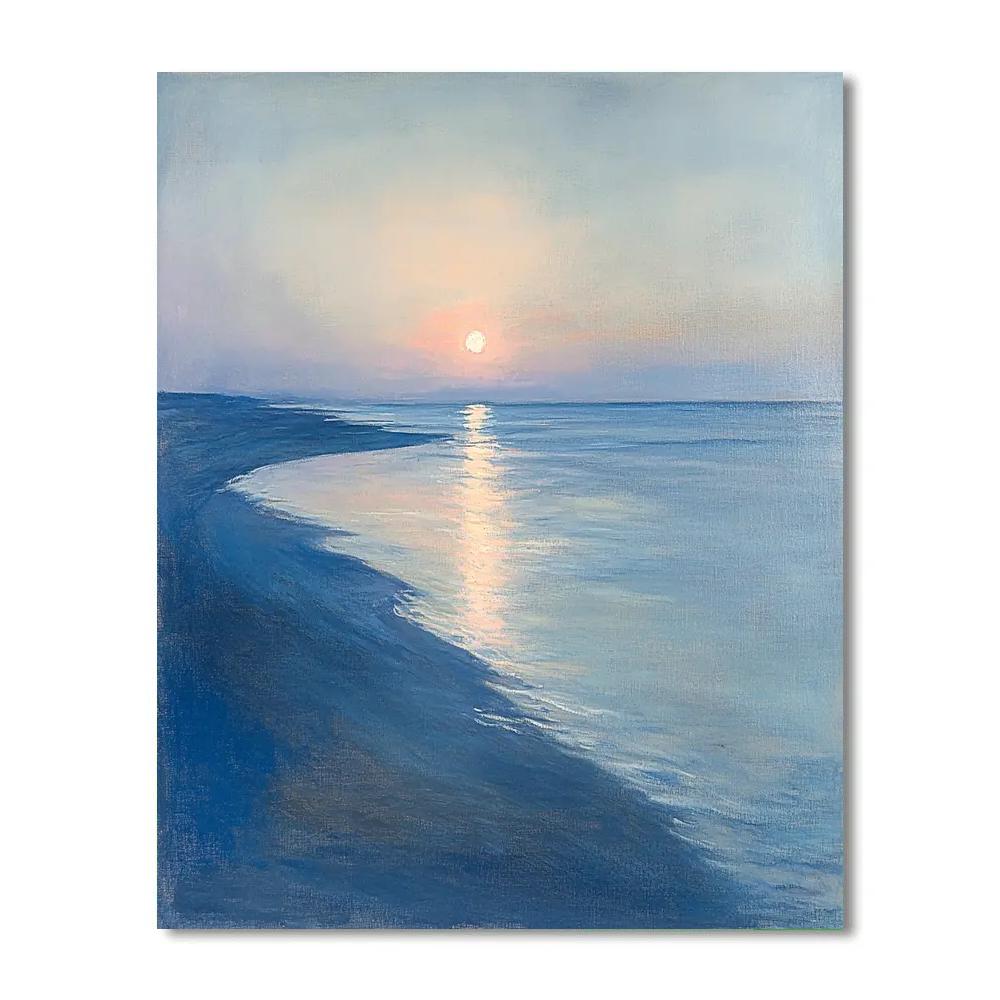 Edgar Degas Inspired Tidal Light Studies Number painting