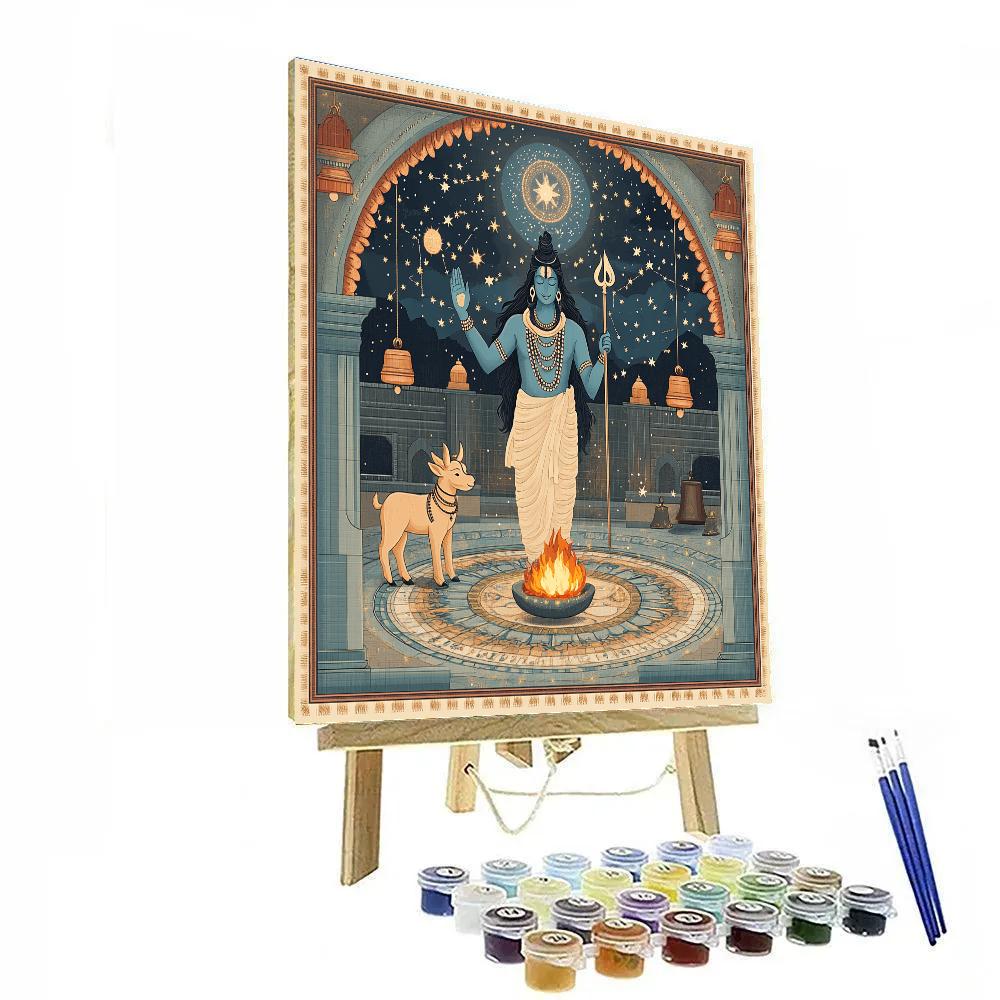 Shiva Crafted Starforge Meditation Numbered painting kits