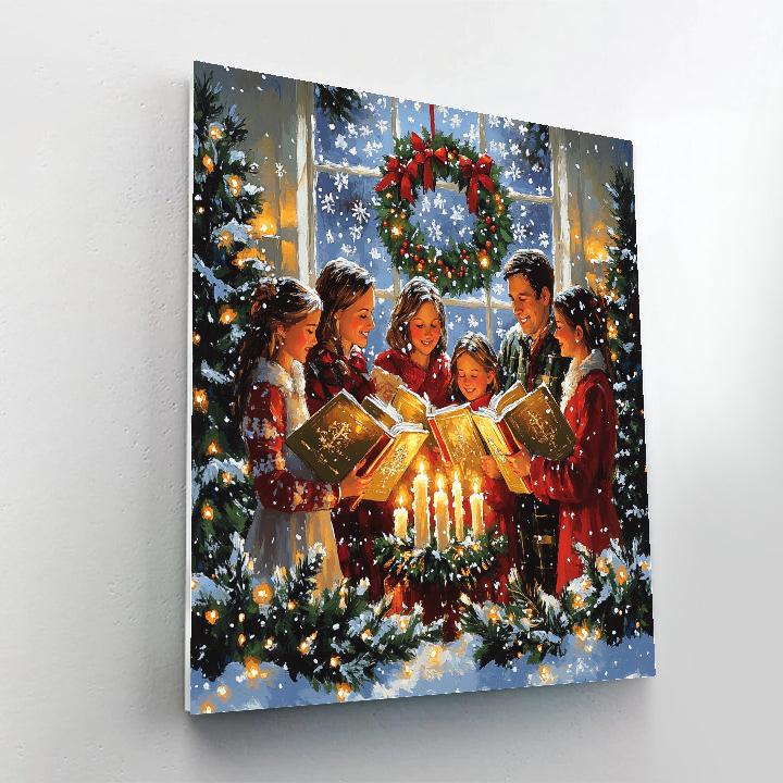 Candle Circle Carol Painting by numbers kit