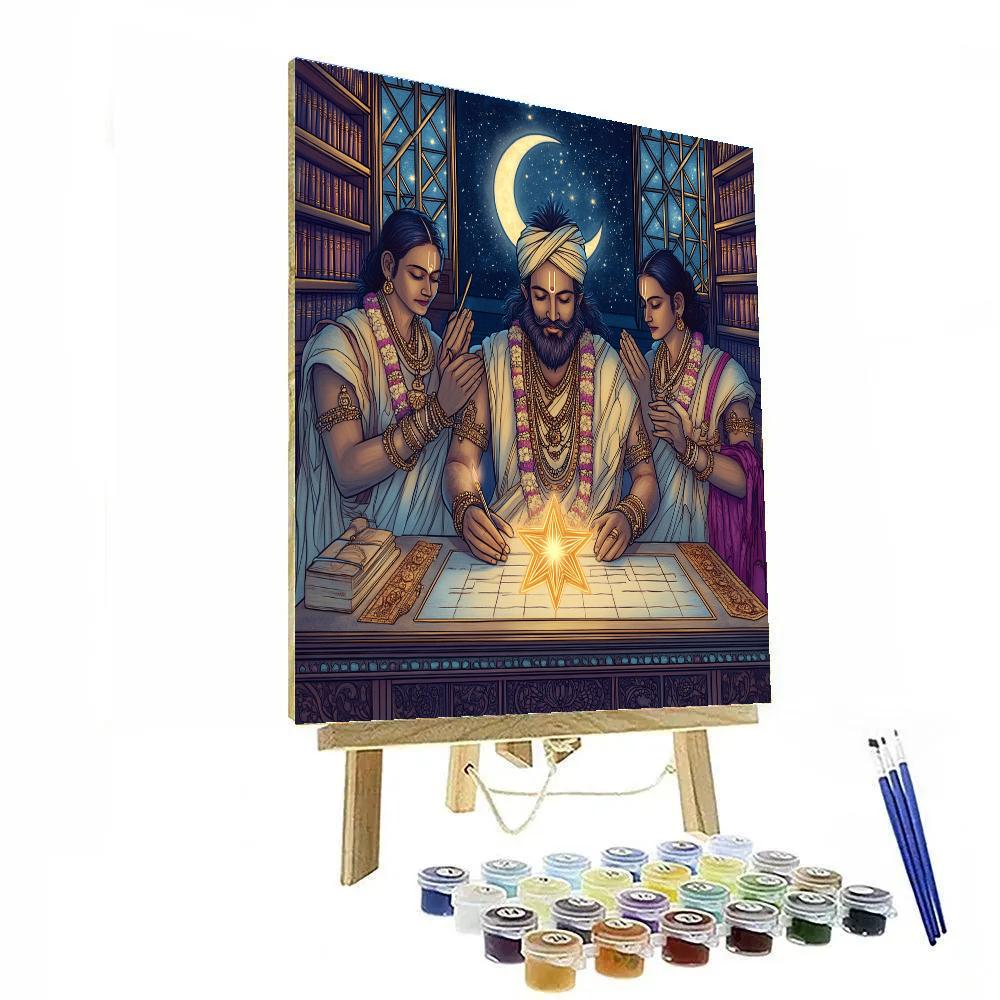 Brahma Crafted Star Manuscript Numbered painting kits