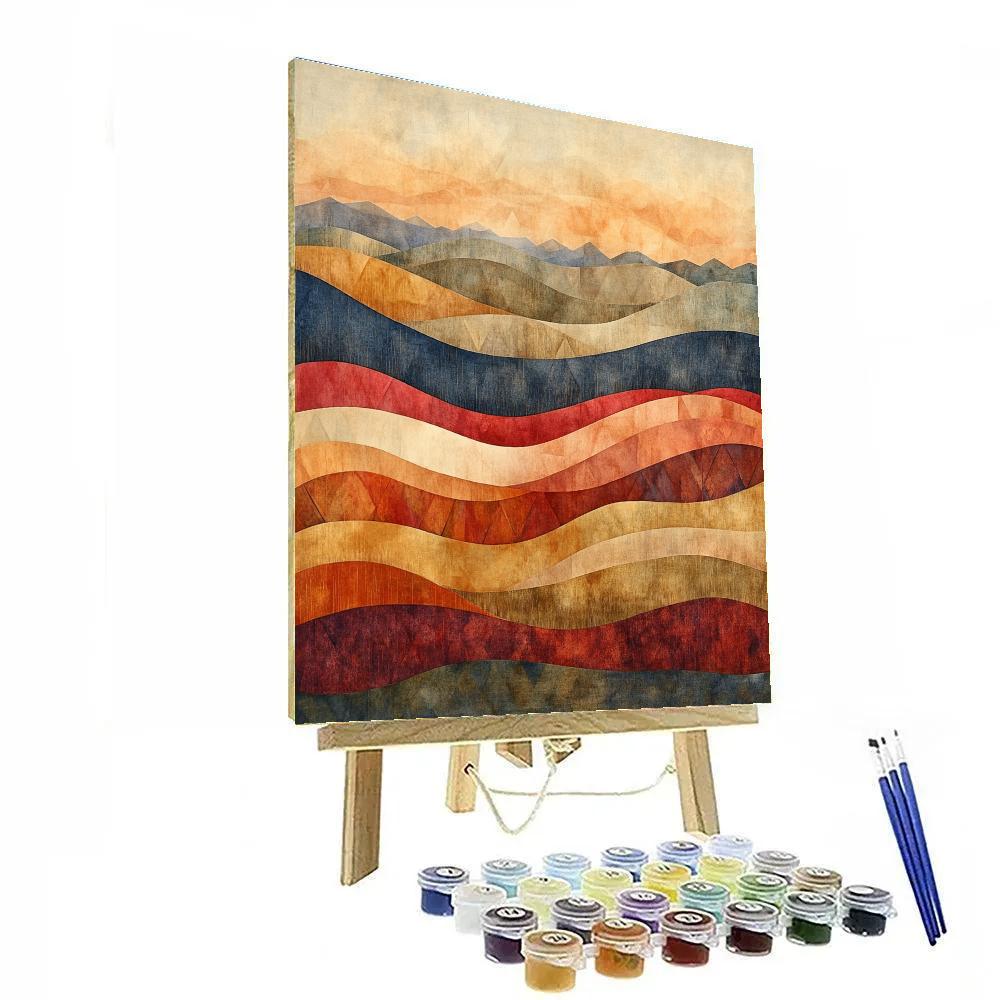 Paul Klee Inspired Chromatic Tides Of Quiet Gravity Number painting