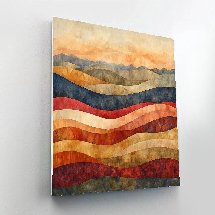 Paul Klee Inspired Chromatic Tides Of Quiet Gravity Number painting