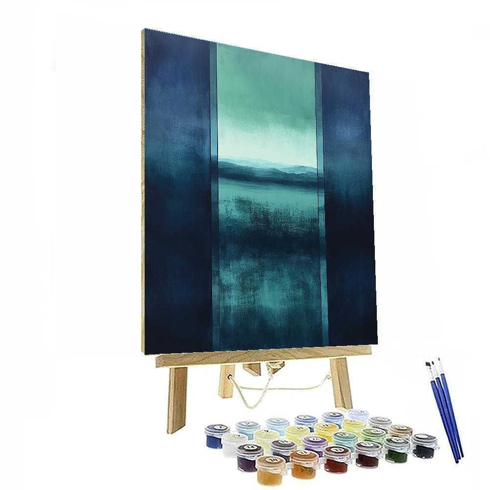 Mark Rothko Inspired Auroral Stillness paint by color