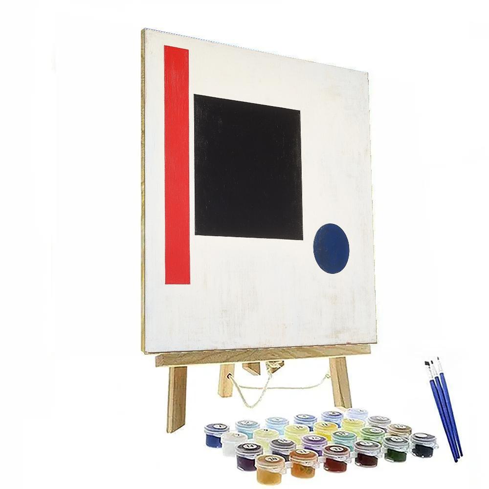 Kazimir Malevich Inspired Event Horizon Silence Paint by numbers kits