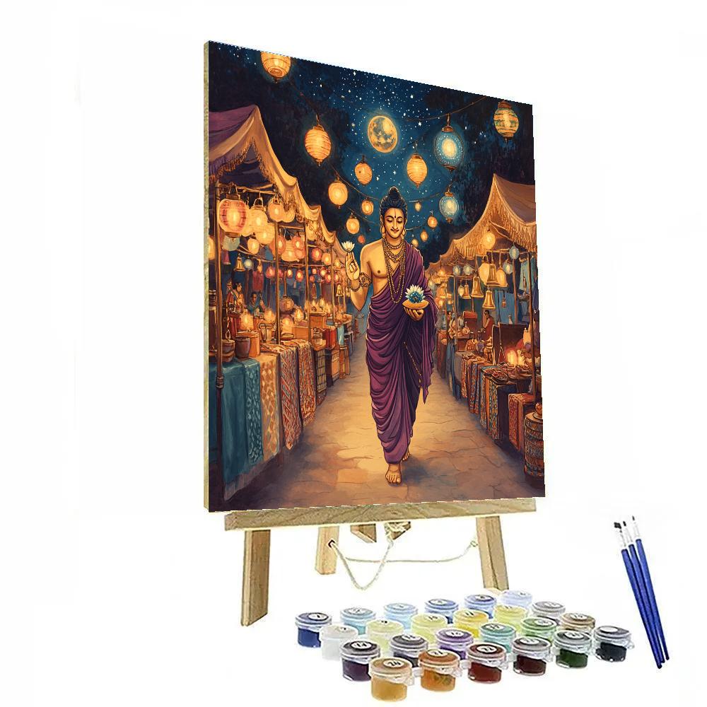 Brahma Lantern Market Of Creation paint by numbers