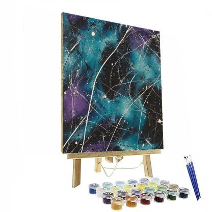 Jackson Pollock Inspired Aurora Ion Drift Paint by numbers kits