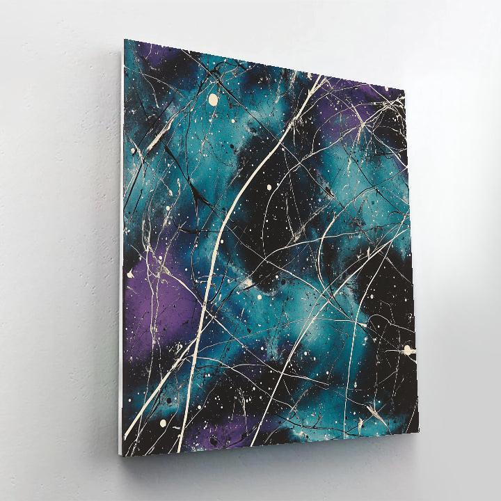 Jackson Pollock Inspired Aurora Ion Drift Paint by numbers kits