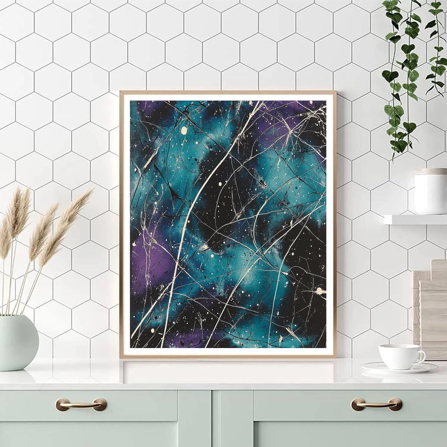 Jackson Pollock Inspired Aurora Ion Drift Paint by numbers kits