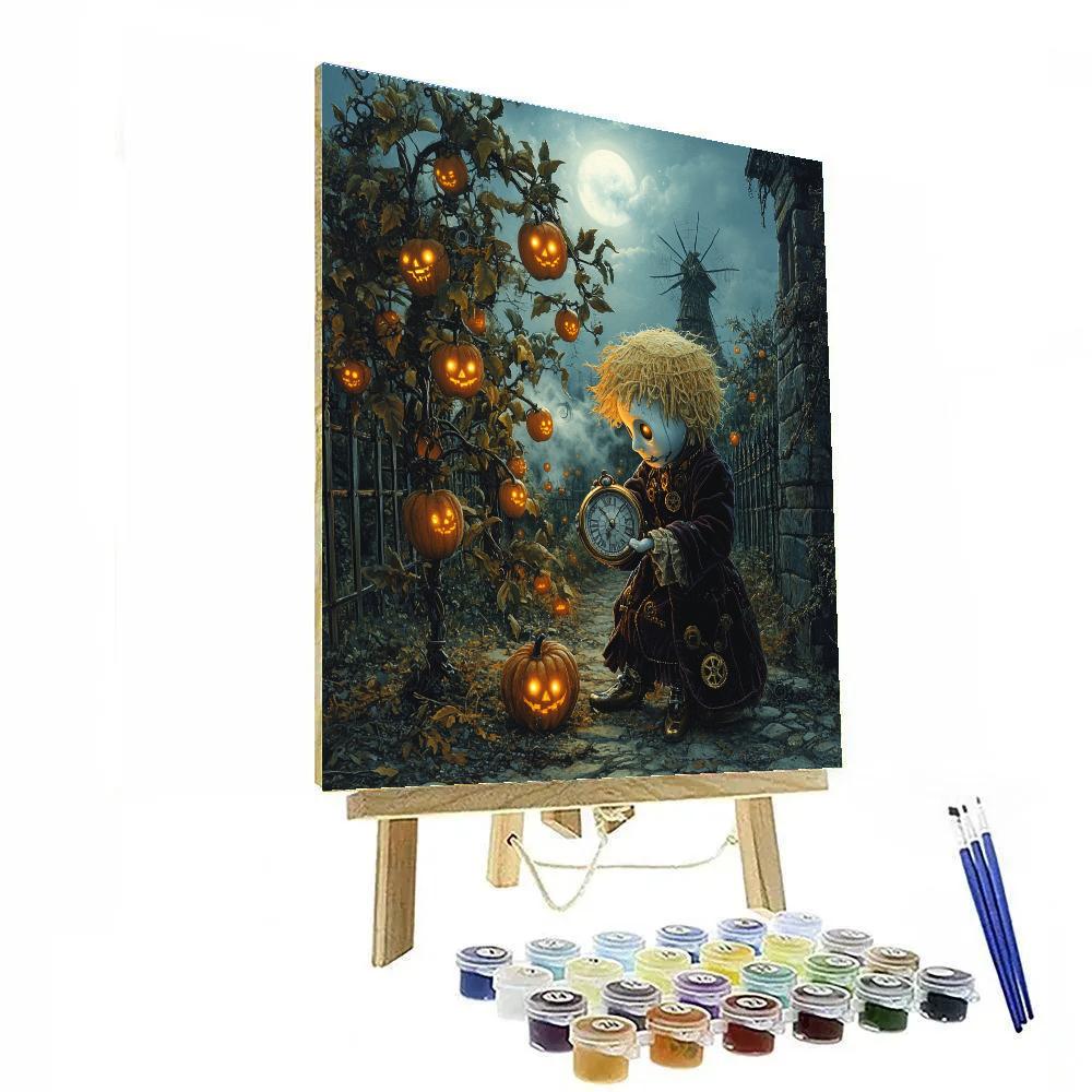 Clockwork Orchard In Spooky Bloom paint by color
