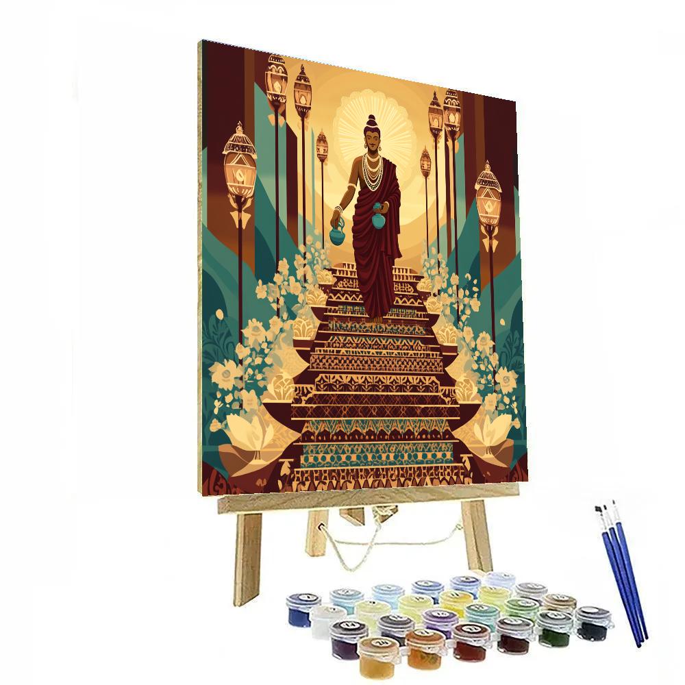 Brahma Path Of Mandala Steps paint by number