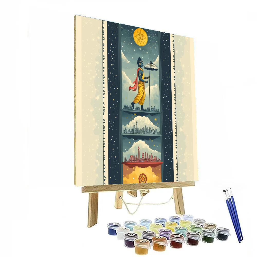Vamana Measuring The Three Realms Paint by numbers art