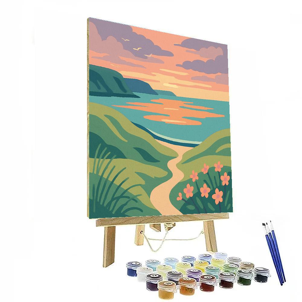 Tidal Glassland Landscape Paint by numbers kits