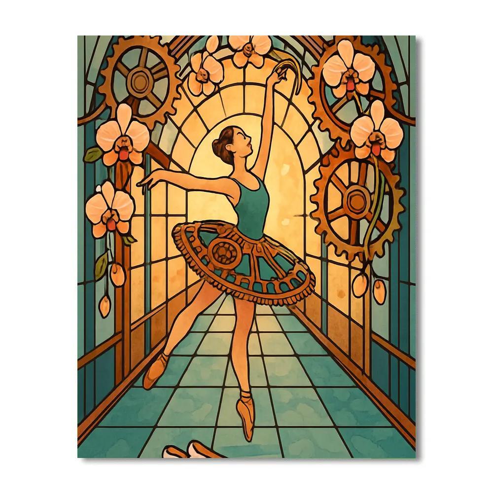 Clockwork Conservatory Ballet Paint by numbers kits