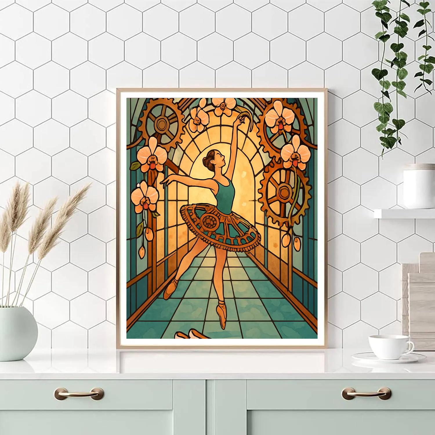 Clockwork Conservatory Ballet Paint by numbers kits