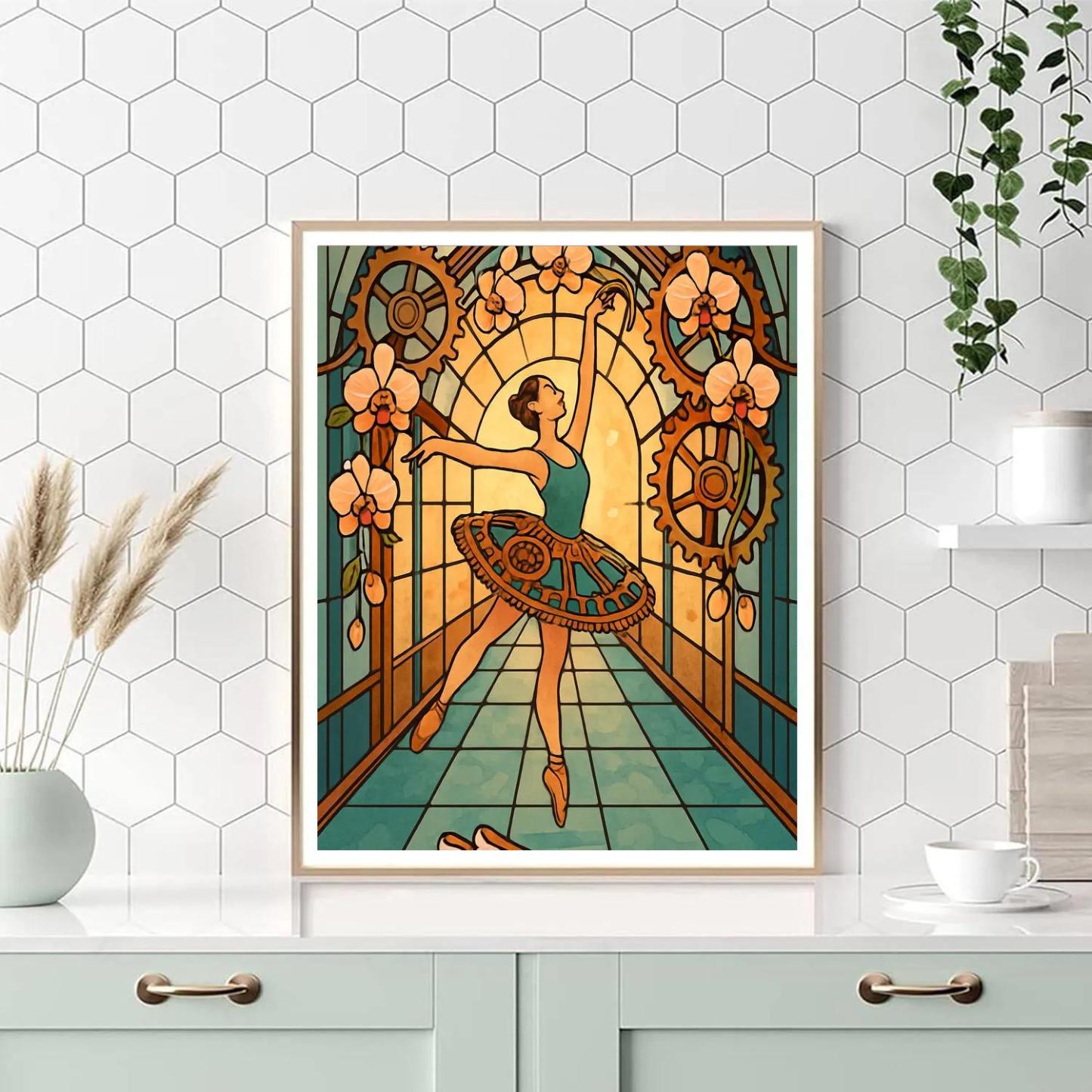 Clockwork Conservatory Ballet Paint by numbers kits