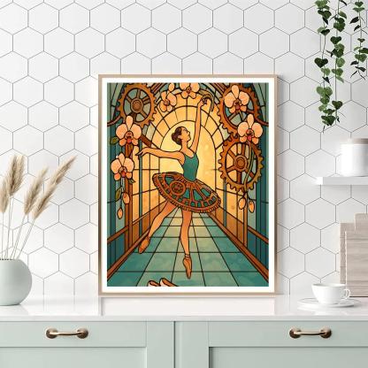 Clockwork Conservatory Ballet Paint by numbers kits