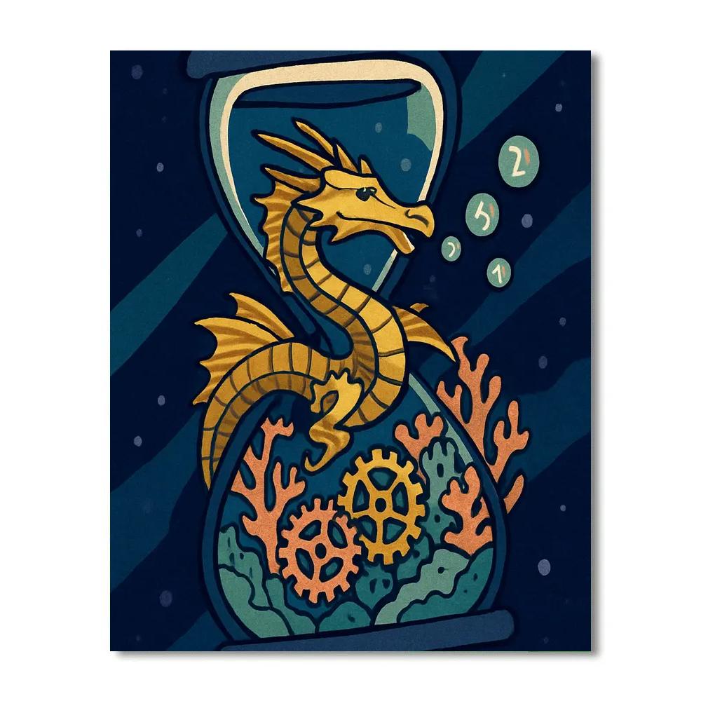 Clockwork Reef Fantasy Expedition painting number kit