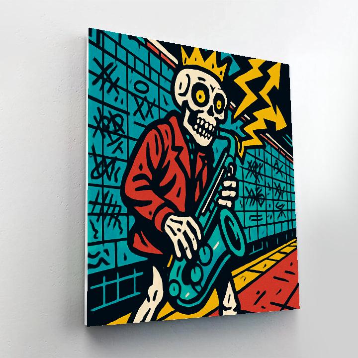 Subway Crown Basquiat Paint by numbers kits