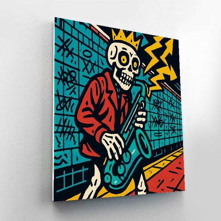 Subway Crown Basquiat Paint by numbers kits