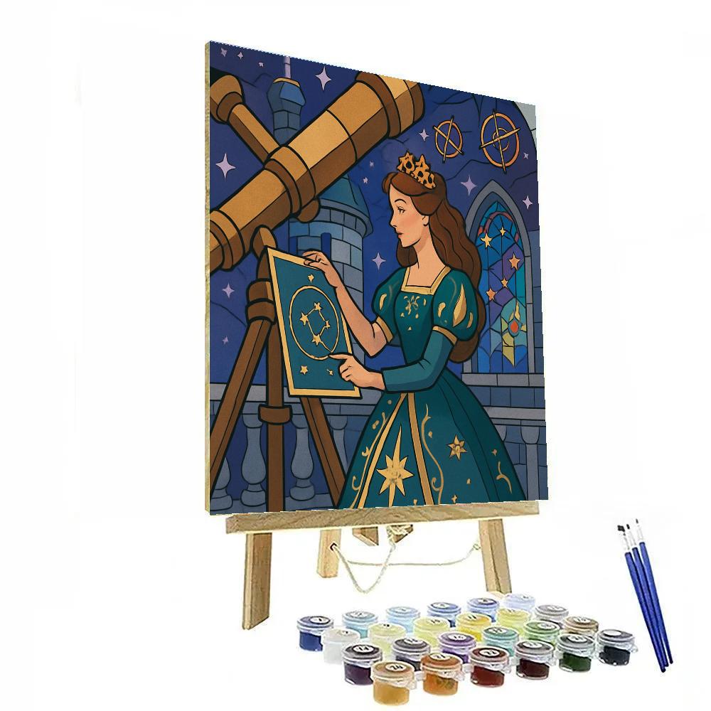 Clockwork Observatory Princess Number painting