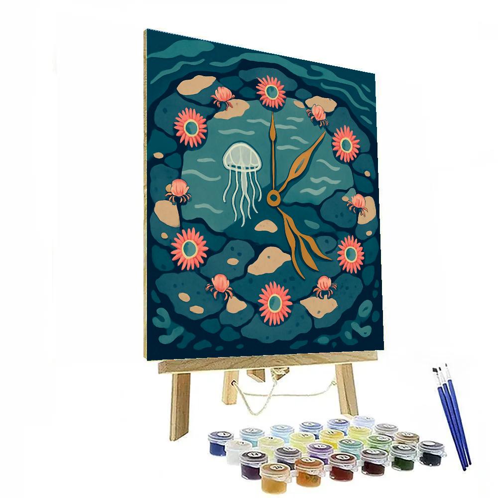 Tidepool Clockwork Ocean DIY paint by numbers