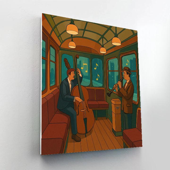 Midnight Tramway Jazz Session Painting by numbers kit