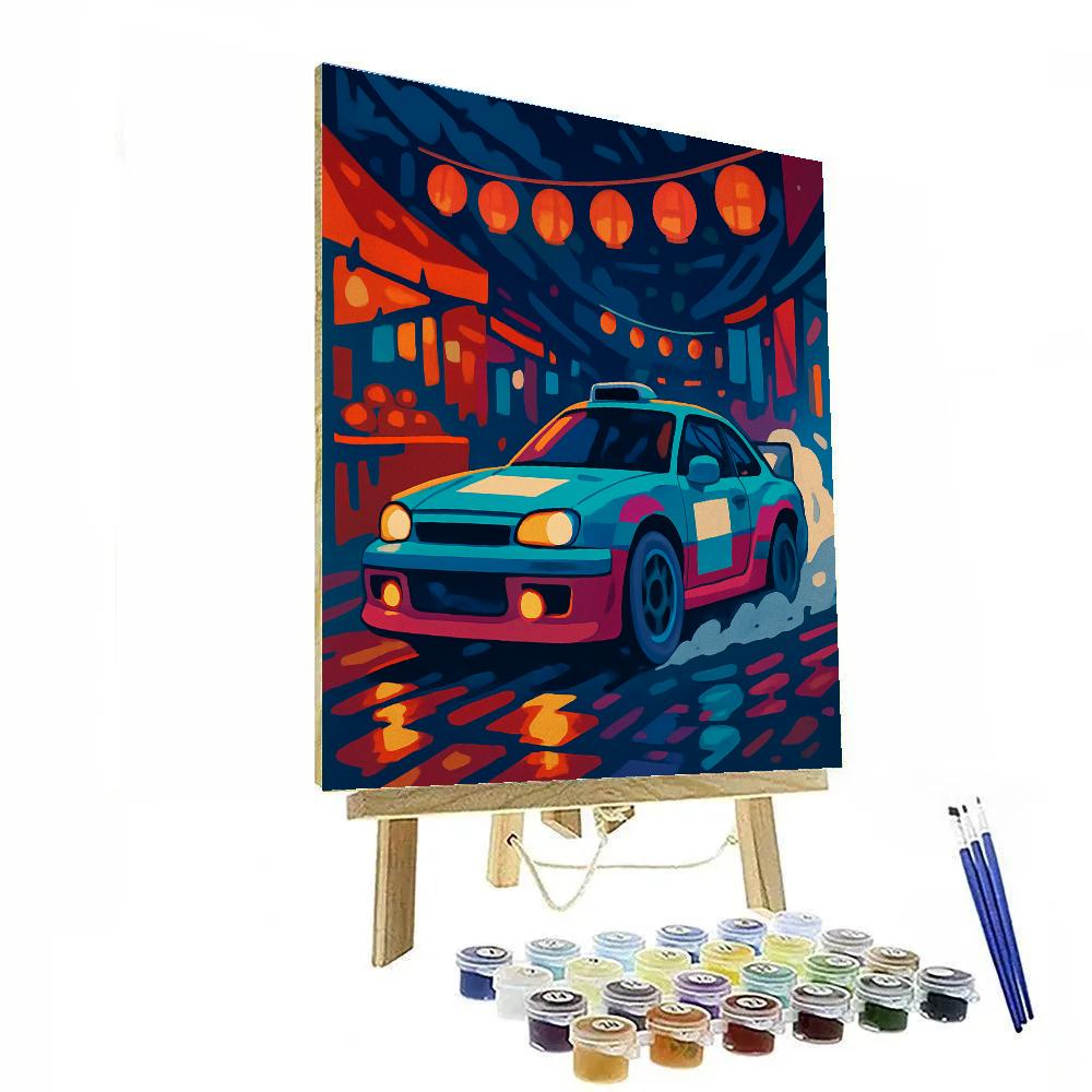 Prism Bazaar Cars Night Rally paint by color