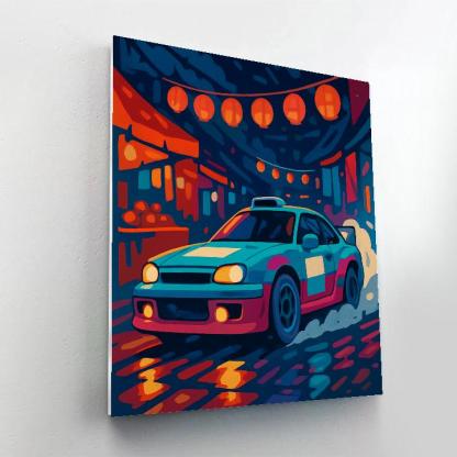 Prism Bazaar Cars Night Rally paint by color