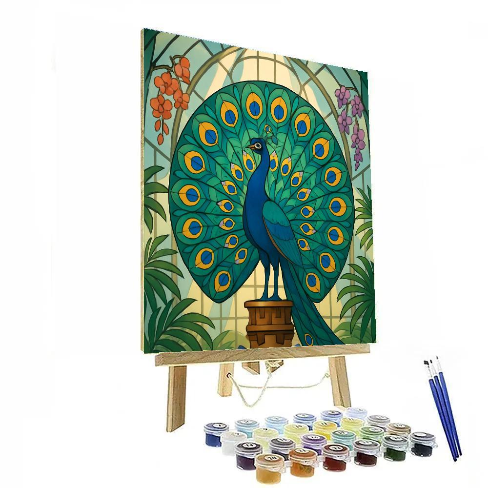 Clockwork Conservatory Peacock Paint by numbers art