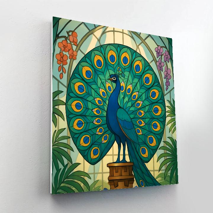 Clockwork Conservatory Peacock Paint by numbers art