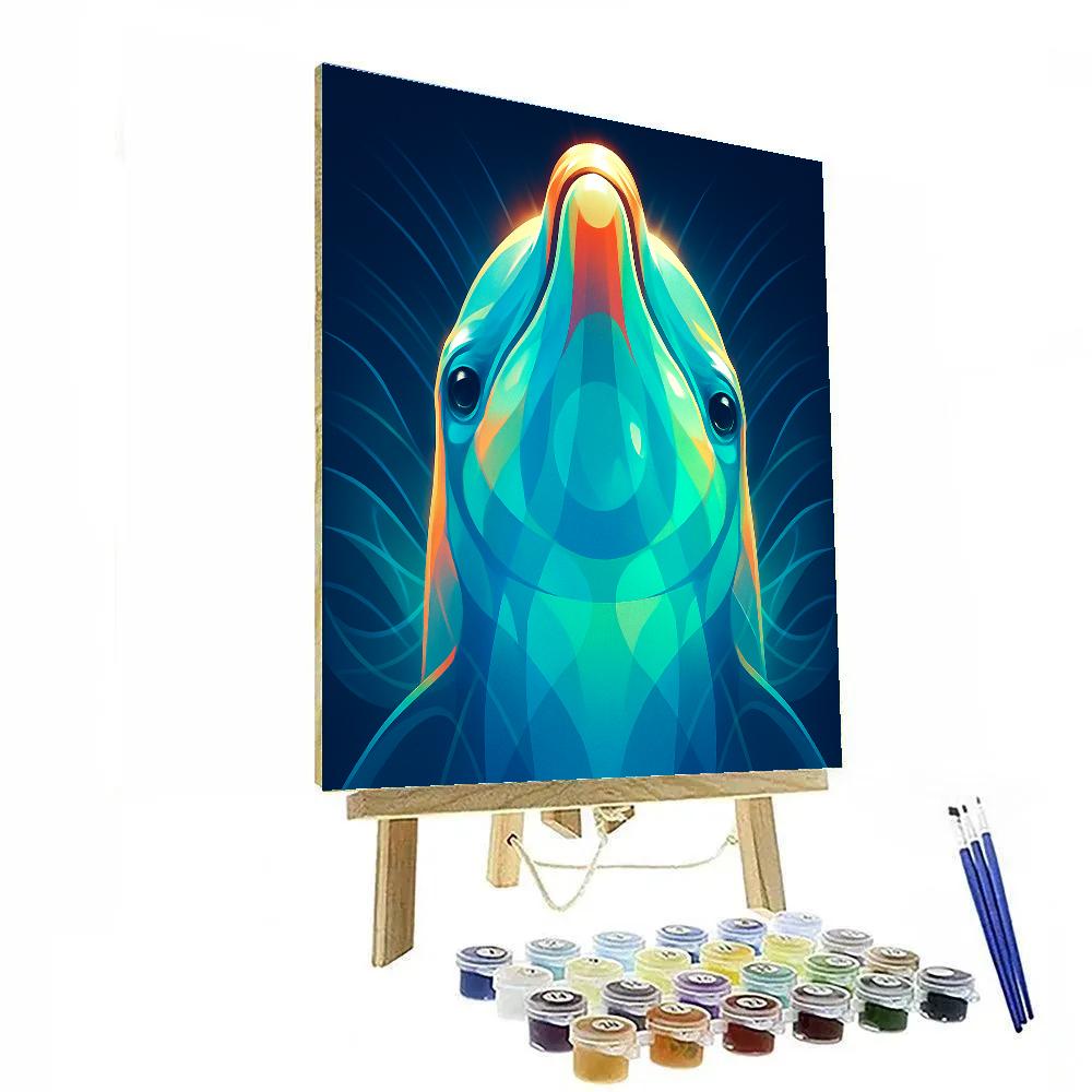 Prism Tide Dolphin painting number kit