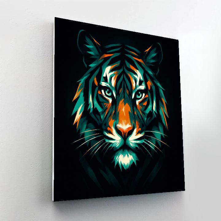 Jade Ember Tiger Paint by numbers kits