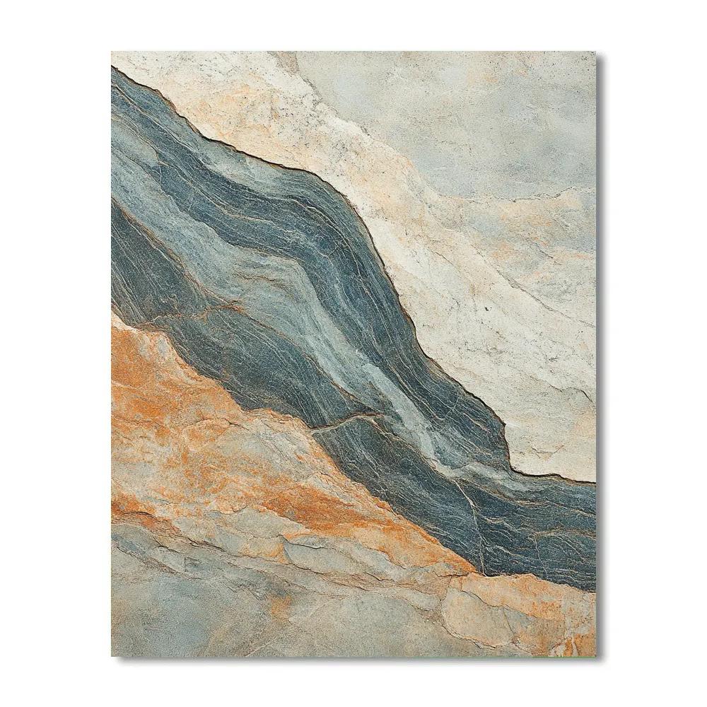 Michelangelo Inspired Aurora Over Granite Ridge paint by color