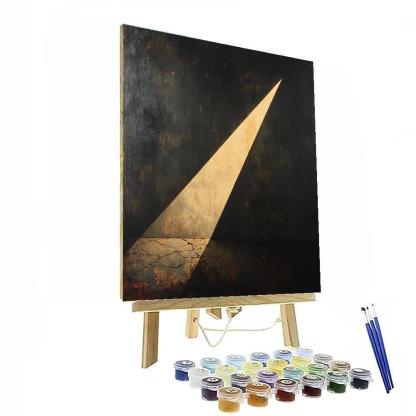 Caravaggio Inspired Tenebrist Light Rift In Midnight Void Painting by numbers kit