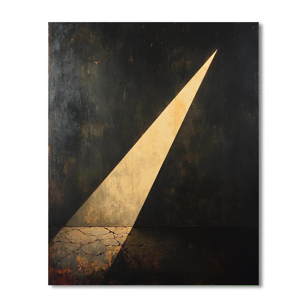 Caravaggio Inspired Tenebrist Light Rift In Midnight Void Painting by numbers kit