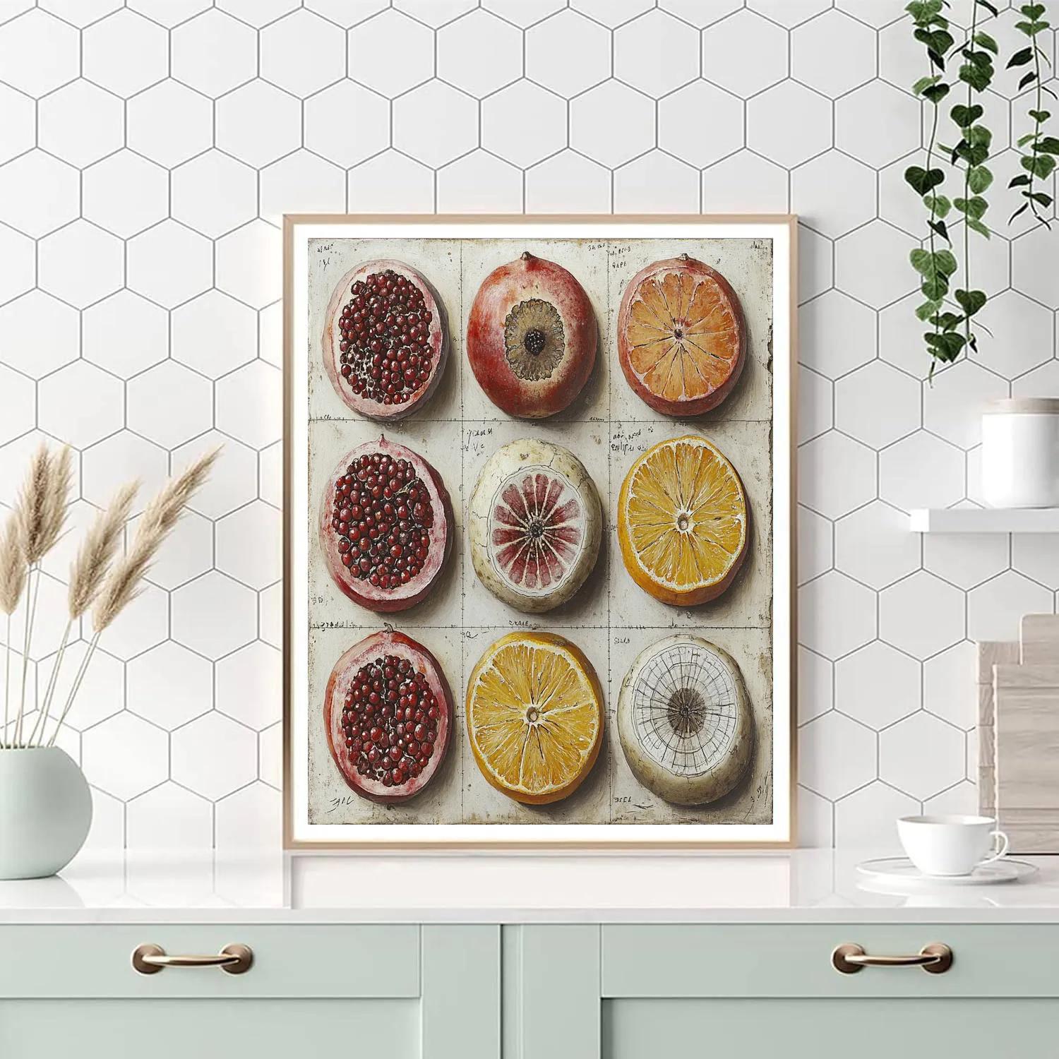 Michelangelo Inspired Fossilized Orchard Nebula DIY paint by numbers